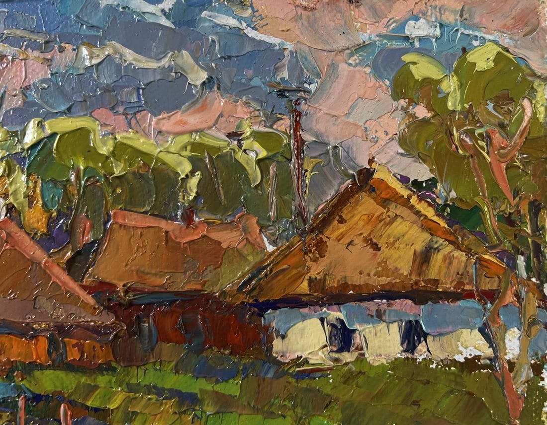 Oil painting Light and joy in every breath of air Oksana Ivanyuk - 4