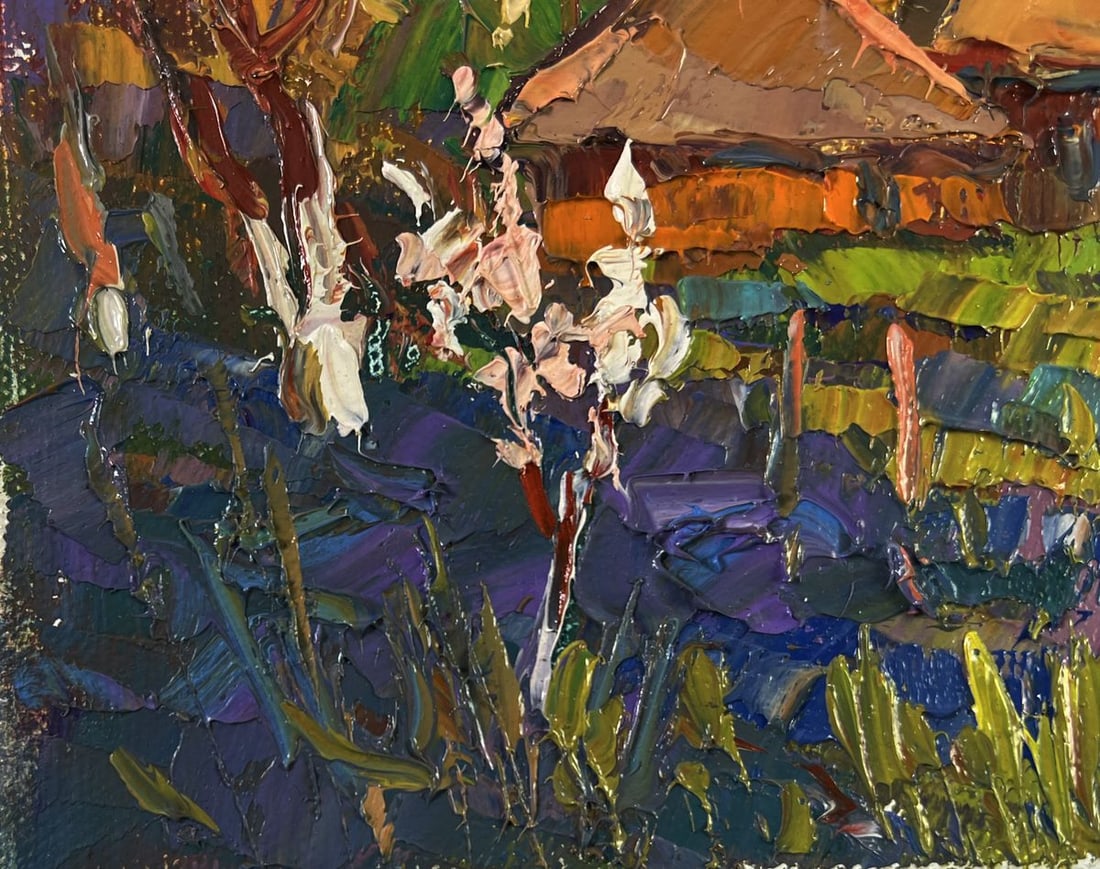 Oil painting Light and joy in every breath of air Oksana Ivanyuk - 6
