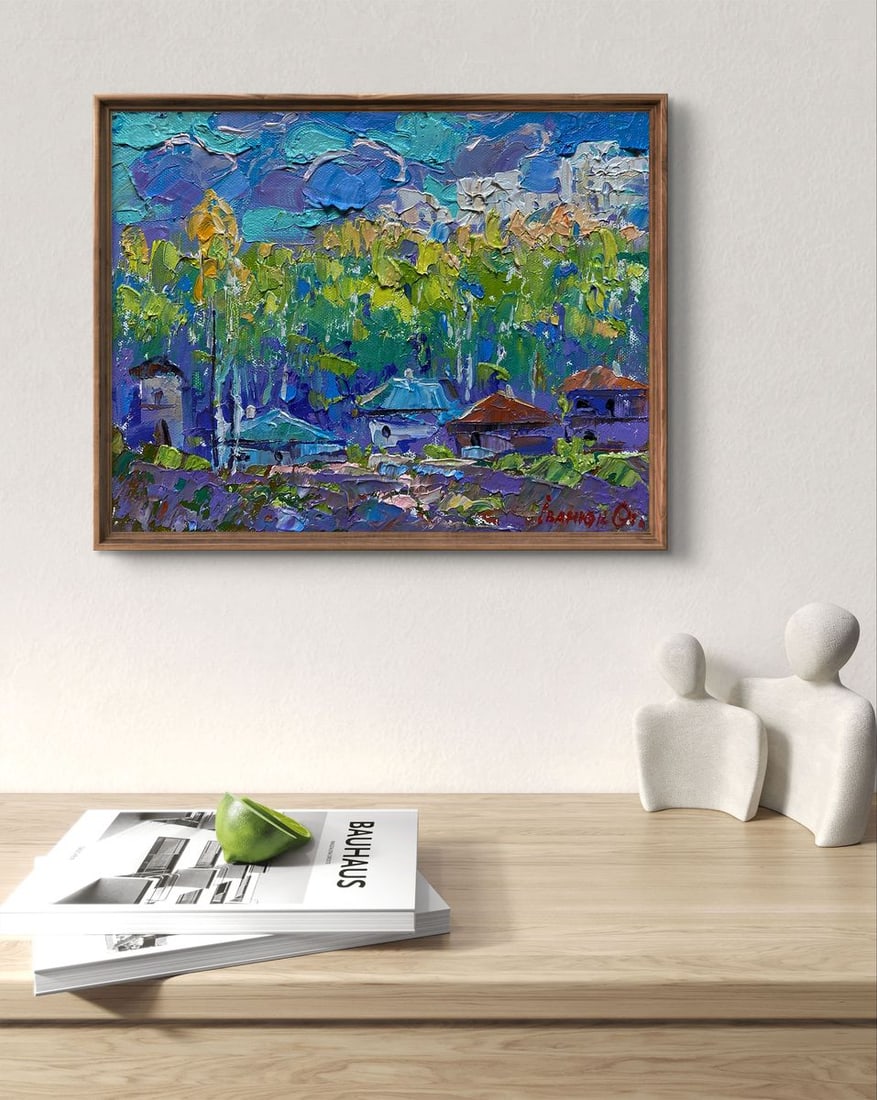 Oil painting Warm summer morning Oleksiy Ivanyuk - 2