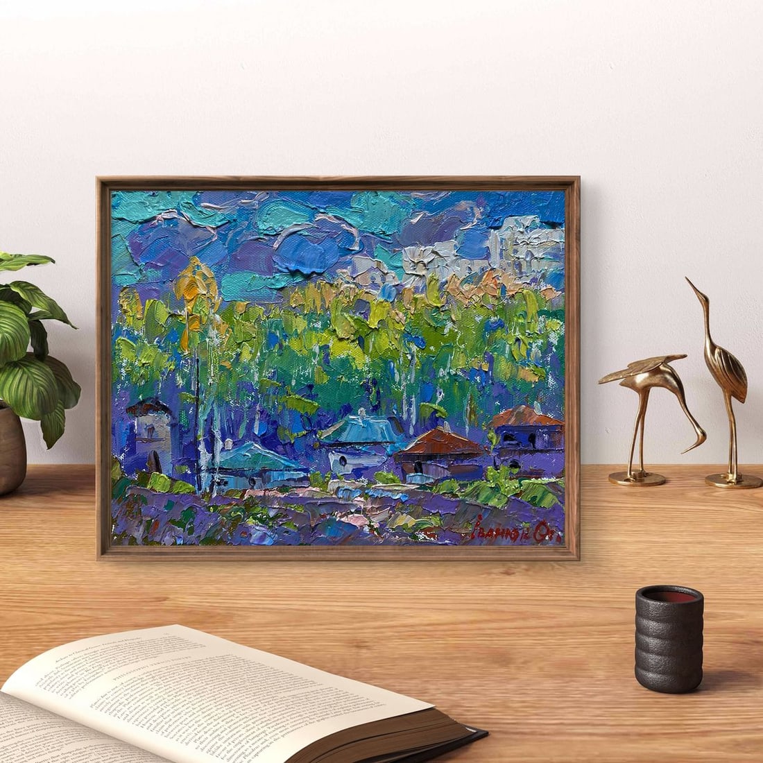 Oil painting Warm summer morning Oleksiy Ivanyuk - 3