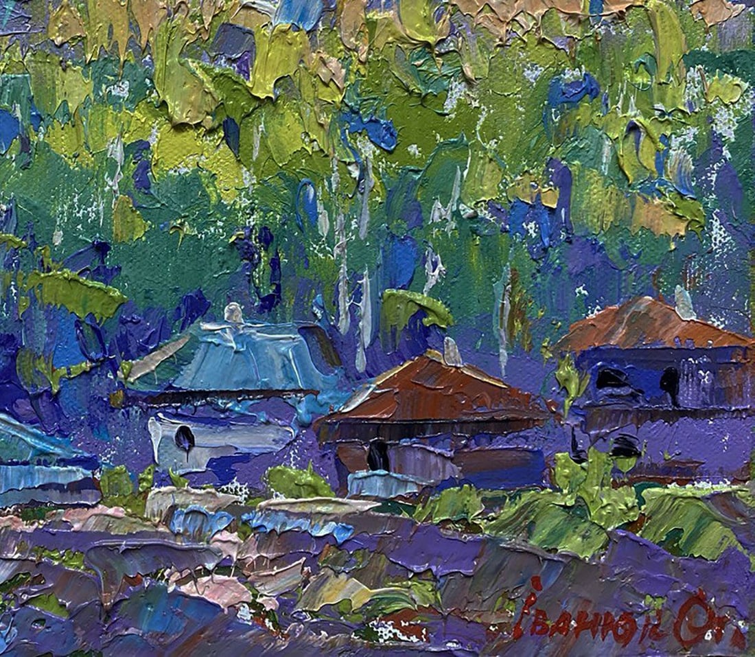 Oil painting Warm summer morning Oleksiy Ivanyuk - 4