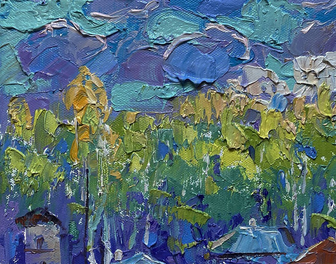 Oil painting Warm summer morning Oleksiy Ivanyuk - 5