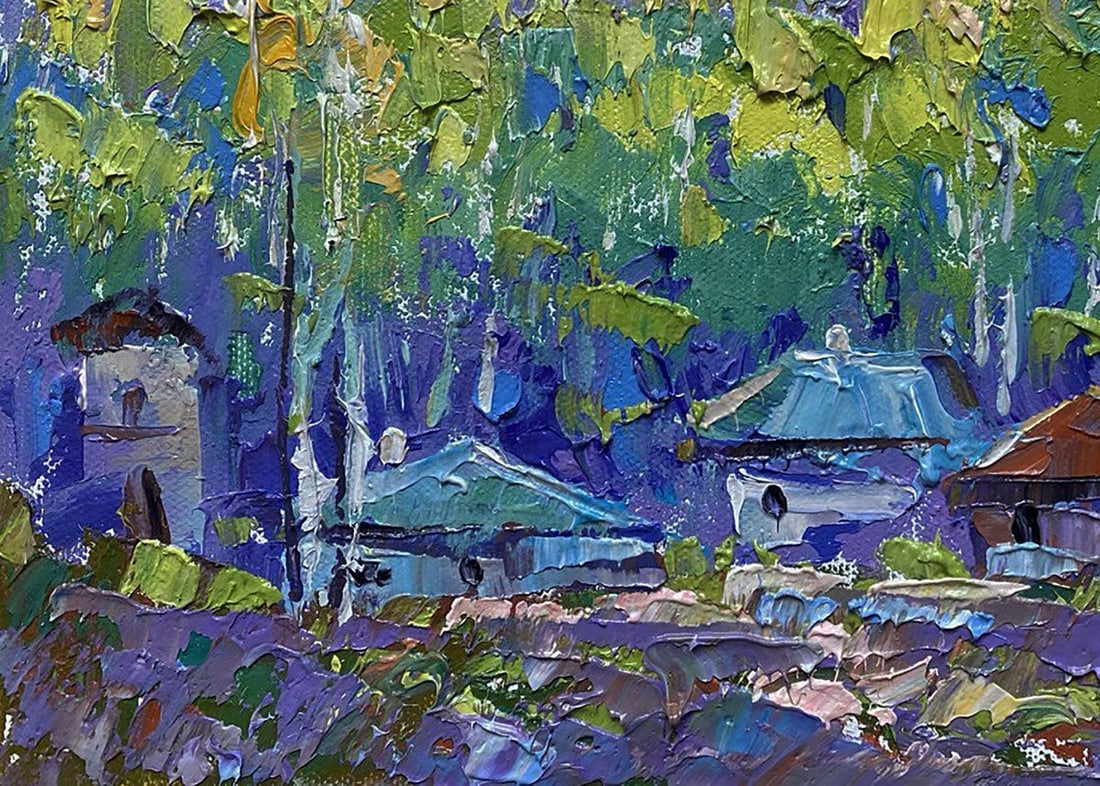 Oil painting Warm summer morning Oleksiy Ivanyuk - 7