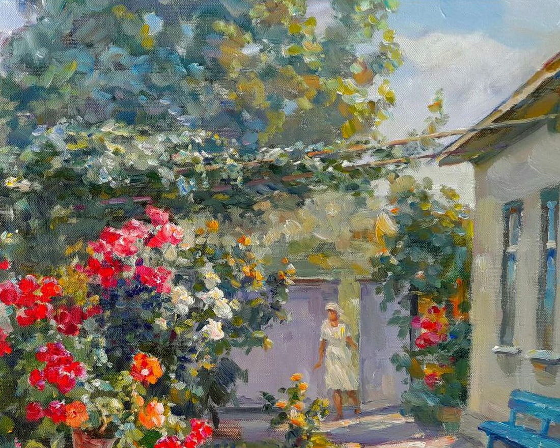 Oil painting Under the arch of peace Ivan Kovalenko - 3