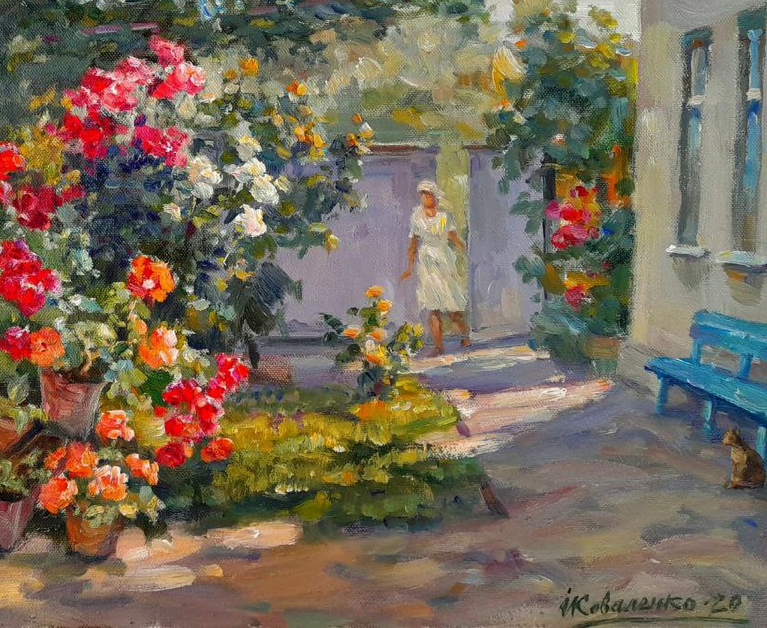 Oil painting Under the arch of peace Ivan Kovalenko - 5