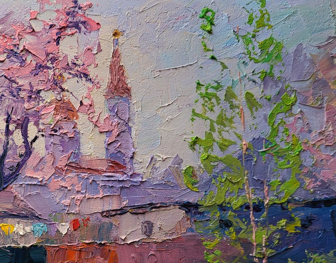 Oil painting Spring has come Boris Serdyuk - 5