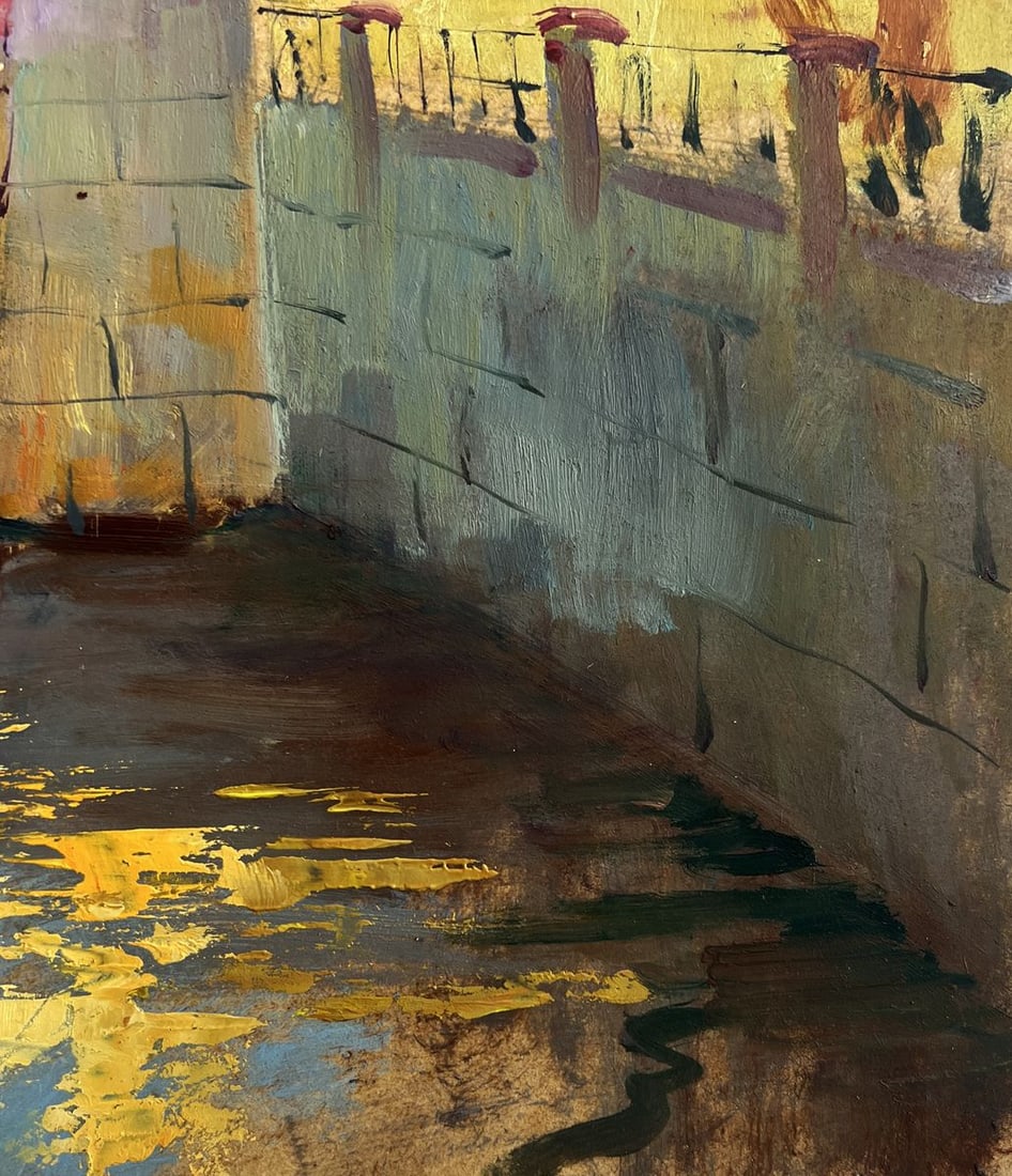 Oil painting The quiet whisper of a city park Yuriy Suprunchuk - 8
