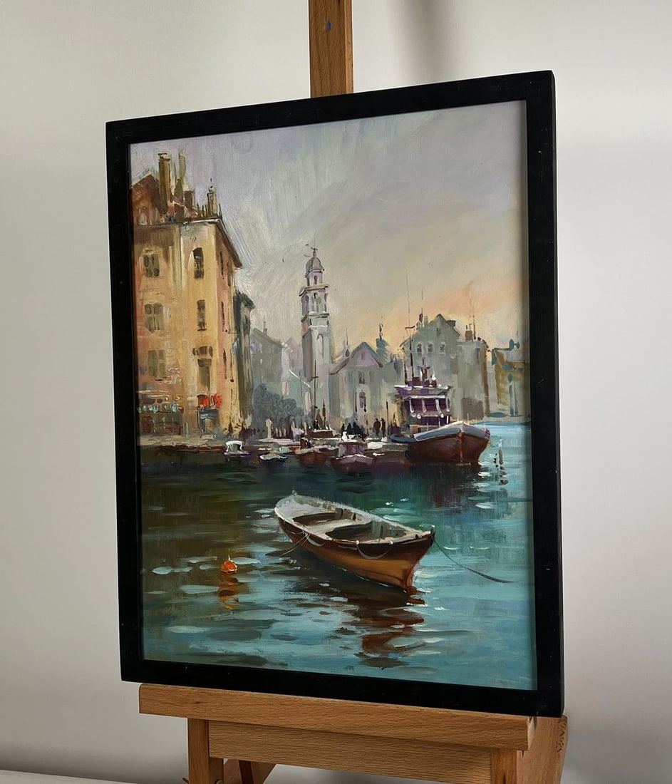 Oil painting Walking tour of the Venetian city Yuriy Suprunchuk - 2