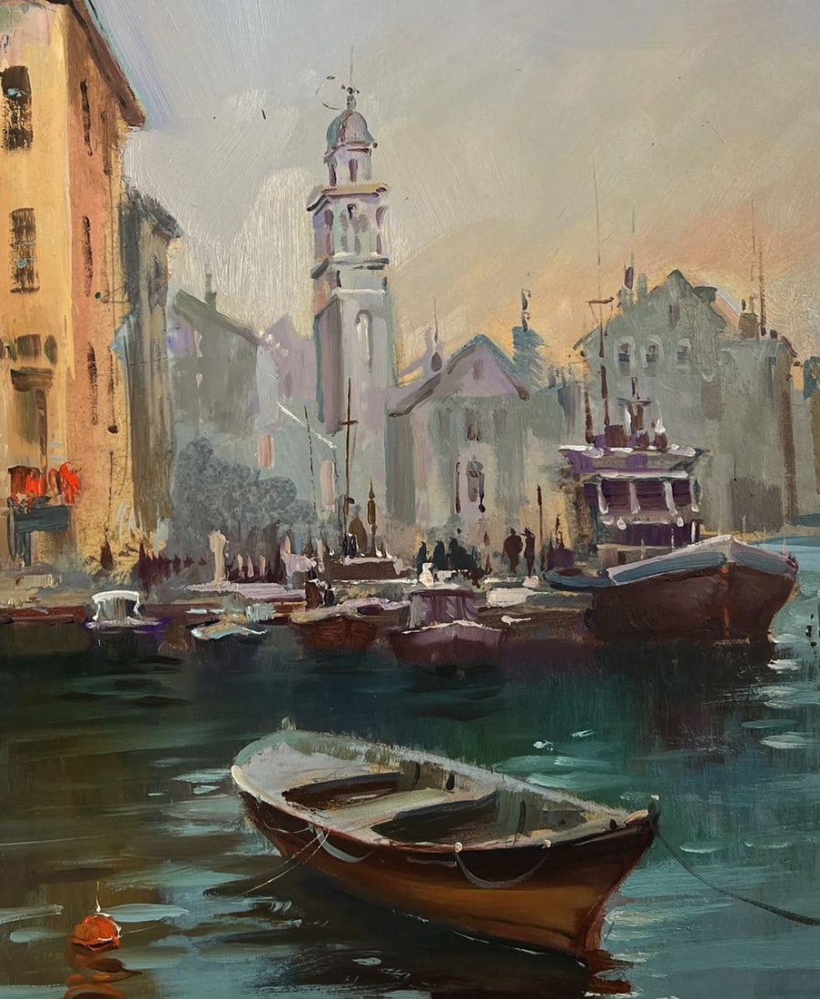 Oil painting Walking tour of the Venetian city Yuriy Suprunchuk - 9