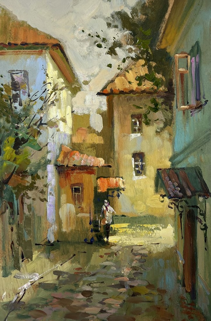 Oil painting Fresh air from the streets Yuriy Suprunchuk - 3