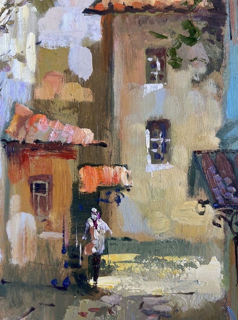 Oil painting Fresh air from the streets Yuriy Suprunchuk - 6