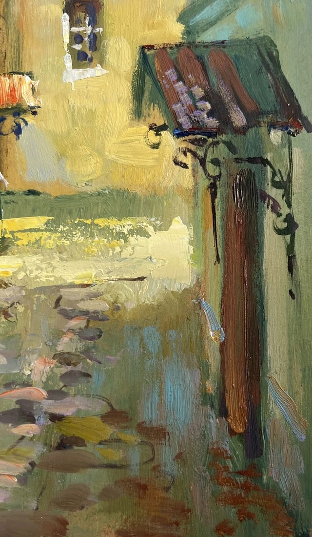 Oil painting Fresh air from the streets Yuriy Suprunchuk - 8