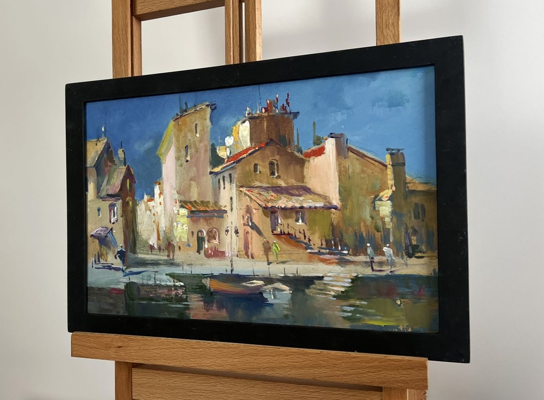 Oil painting Shadows of City Life Yuriy Suprunchuk - 2