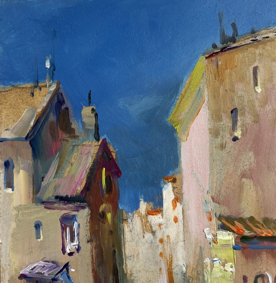 Oil painting Shadows of City Life Yuriy Suprunchuk - 6