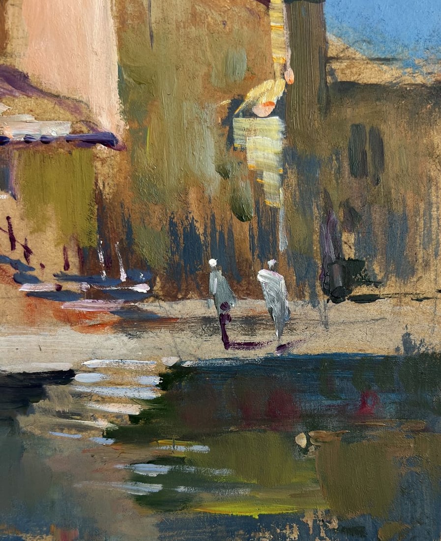 Oil painting Shadows of City Life Yuriy Suprunchuk - 9