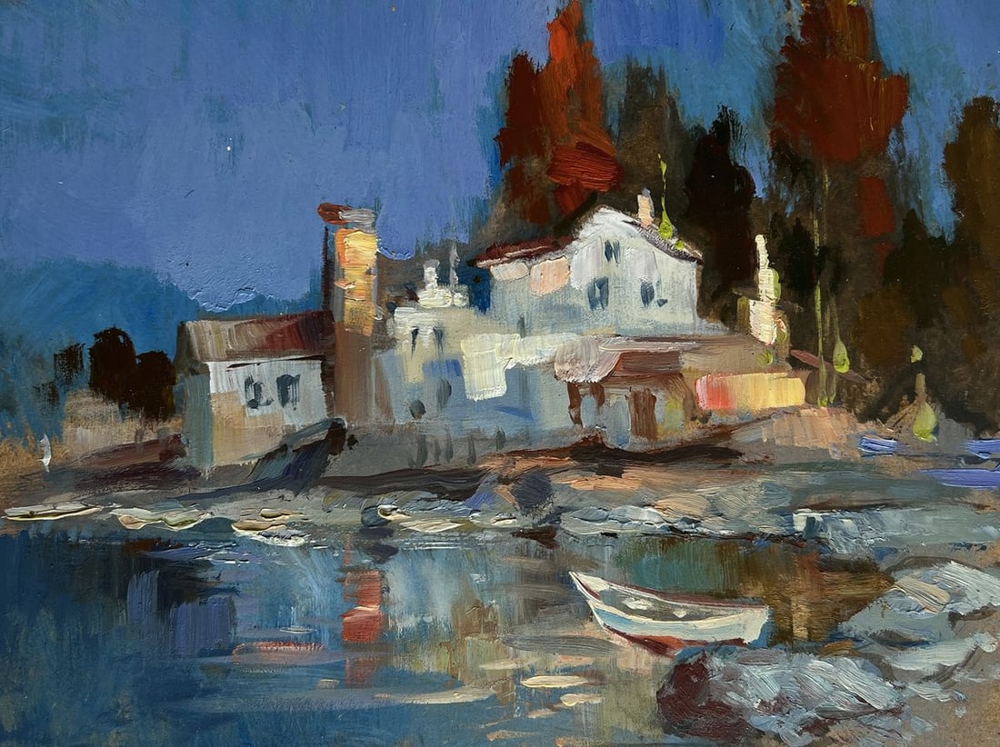 Oil painting Coastal peace Yuriy Suprunchuk - 3