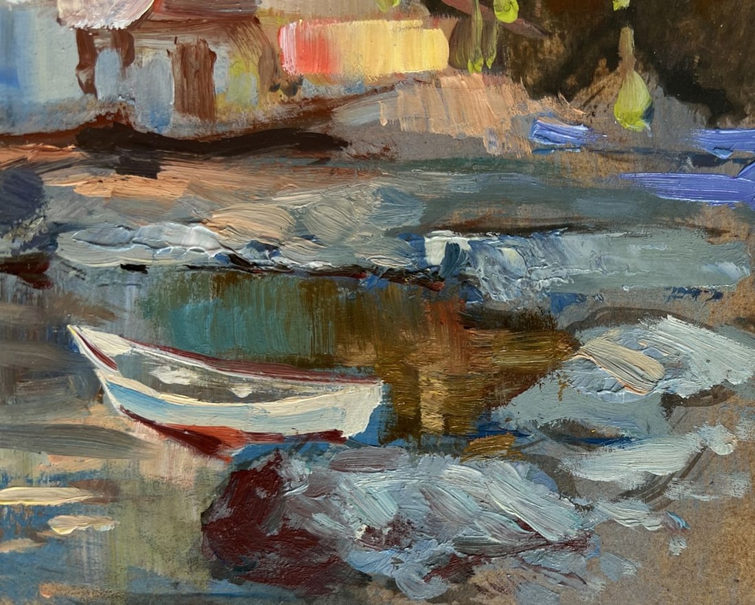 Oil painting Coastal peace Yuriy Suprunchuk - 4