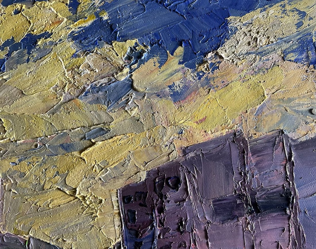 Oil painting Summer day in the city Boris Serdyuk - 5