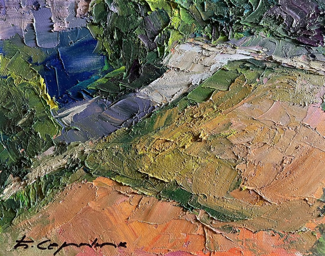 Oil painting Summer day in the city Boris Serdyuk - 9