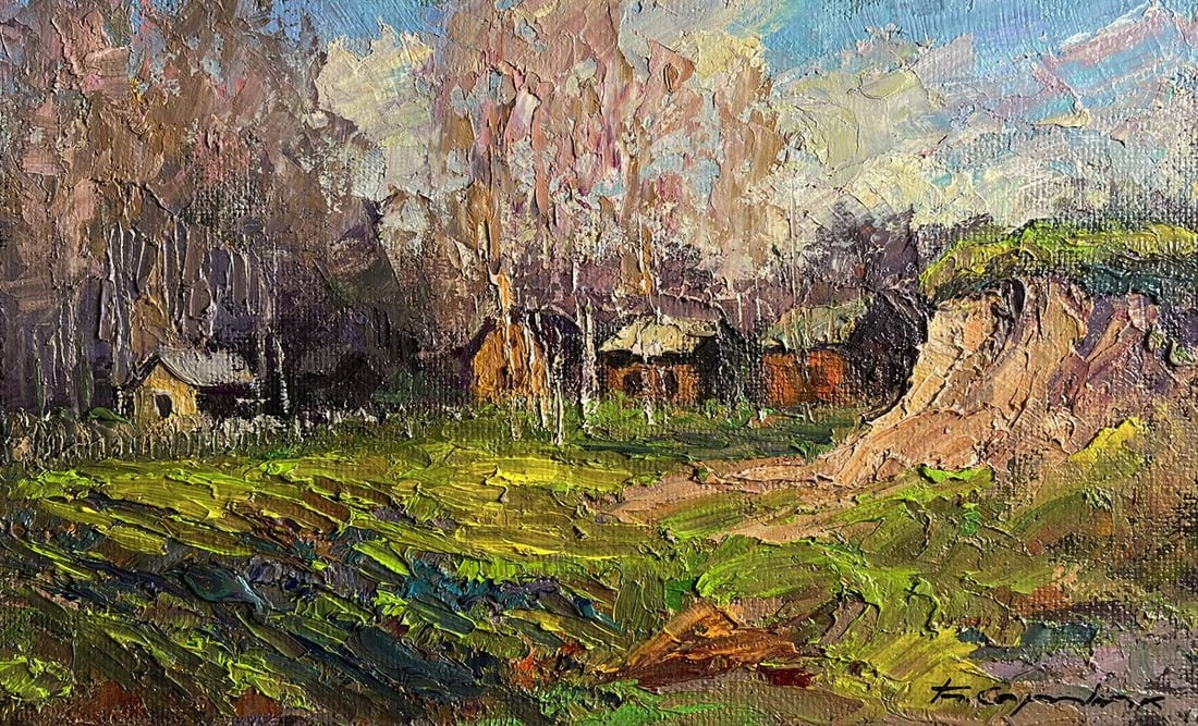 Oil painting The fragrant nature of spring Boris Serdyuk - 3