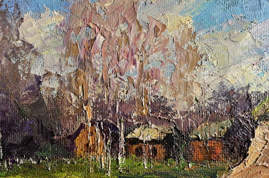Oil painting The fragrant nature of spring Boris Serdyuk - 5