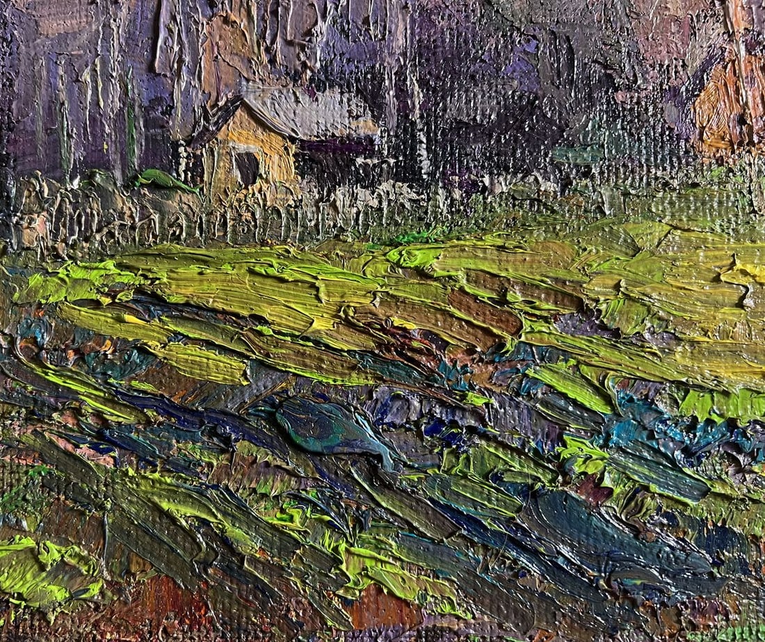 Oil painting The fragrant nature of spring Boris Serdyuk - 8