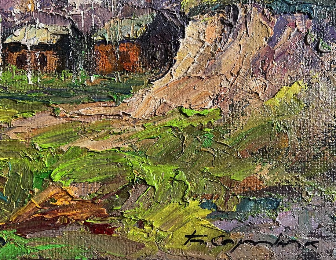 Oil painting The fragrant nature of spring Boris Serdyuk - 9