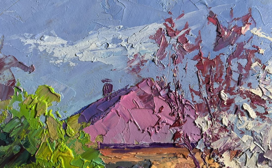 Oil painting Cherry blossom Boris Serdyuk - 5