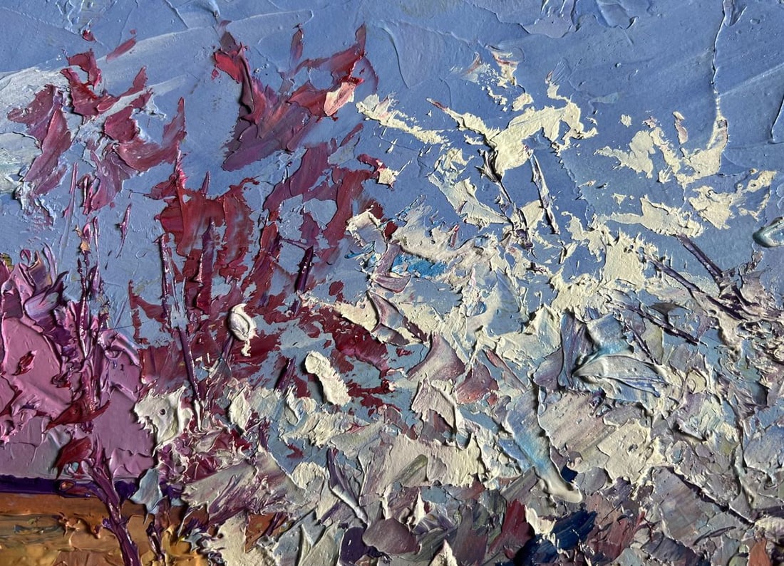 Oil painting Cherry blossom Boris Serdyuk - 6