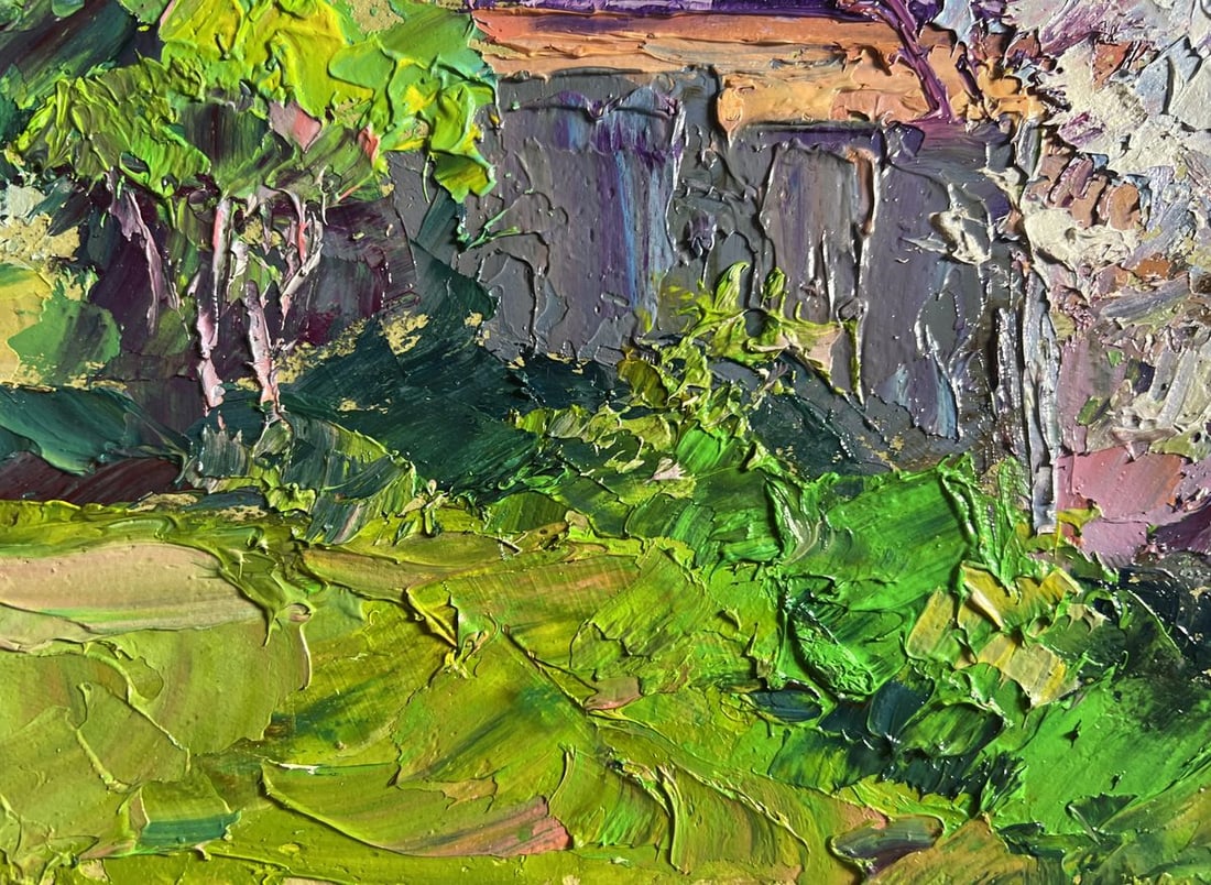 Oil painting Cherry blossom Boris Serdyuk - 8