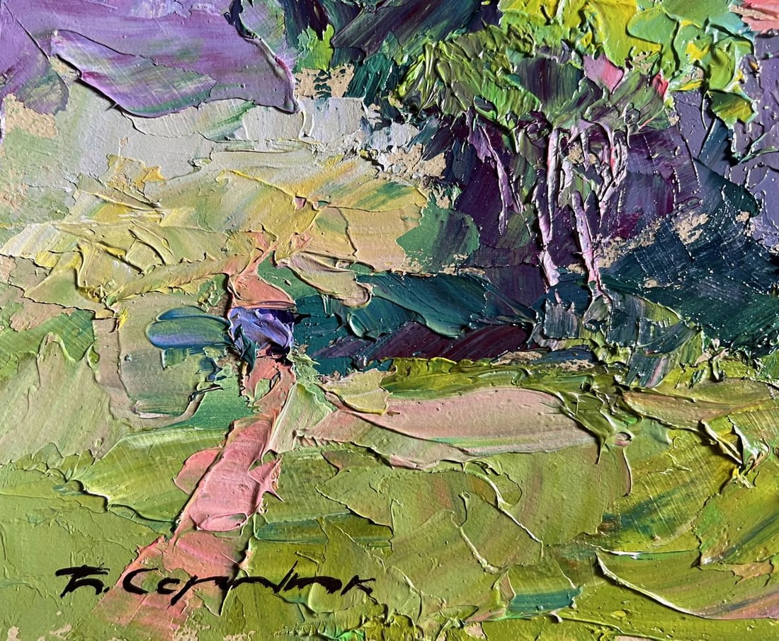 Oil painting Cherry blossom Boris Serdyuk - 9