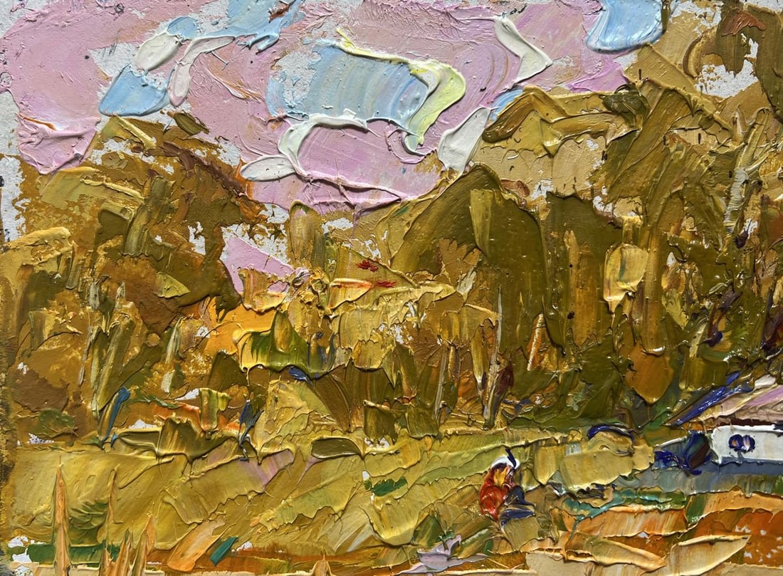 Oil painting Ducklings are splashing Oksana Kalenyuk - 4