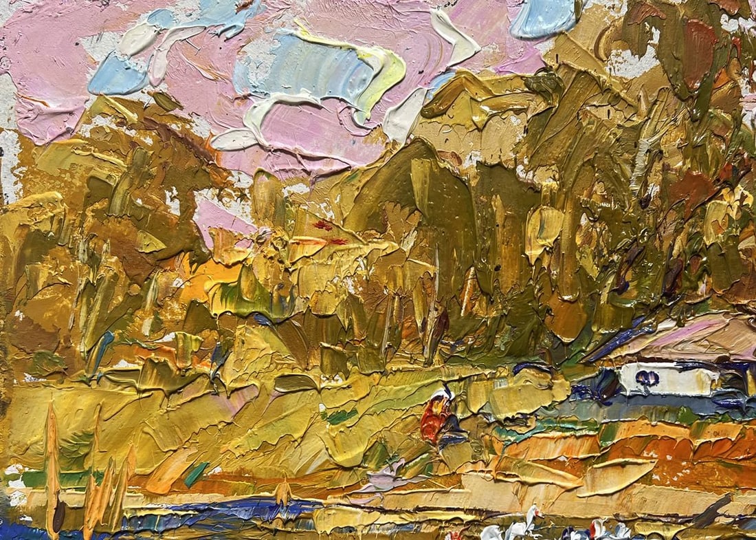 Oil painting Ducklings are splashing Oksana Kalenyuk - 7