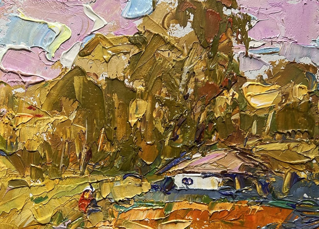 Oil painting Ducklings are splashing Oksana Kalenyuk - 8