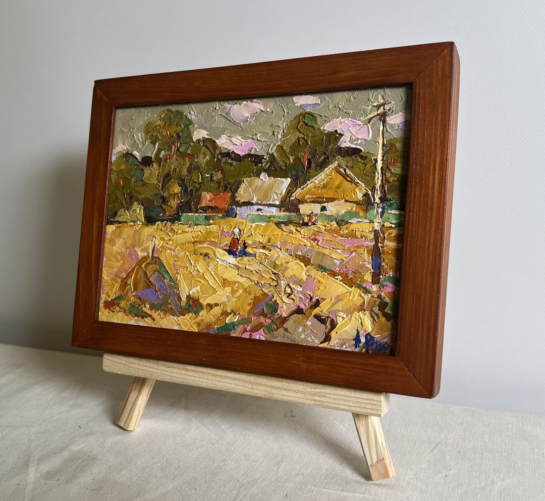 Oil painting The path leading home Oksana Kalenyuk - 2