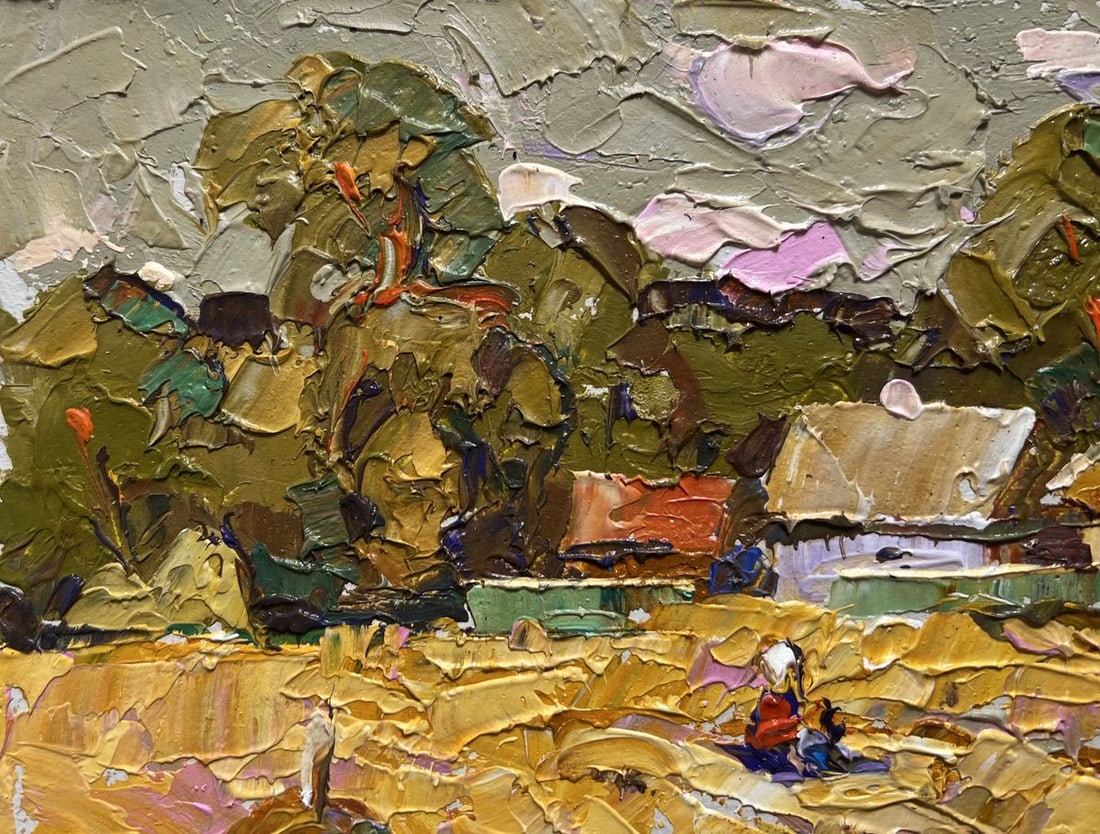 Oil painting The path leading home Oksana Kalenyuk - 4