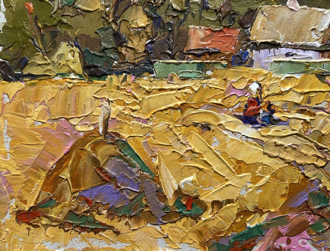 Oil painting The path leading home Oksana Kalenyuk - 5