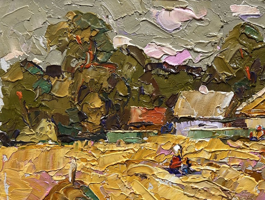 Oil painting The path leading home Oksana Kalenyuk - 7