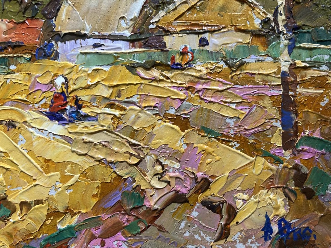 Oil painting The path leading home Oksana Kalenyuk - 9