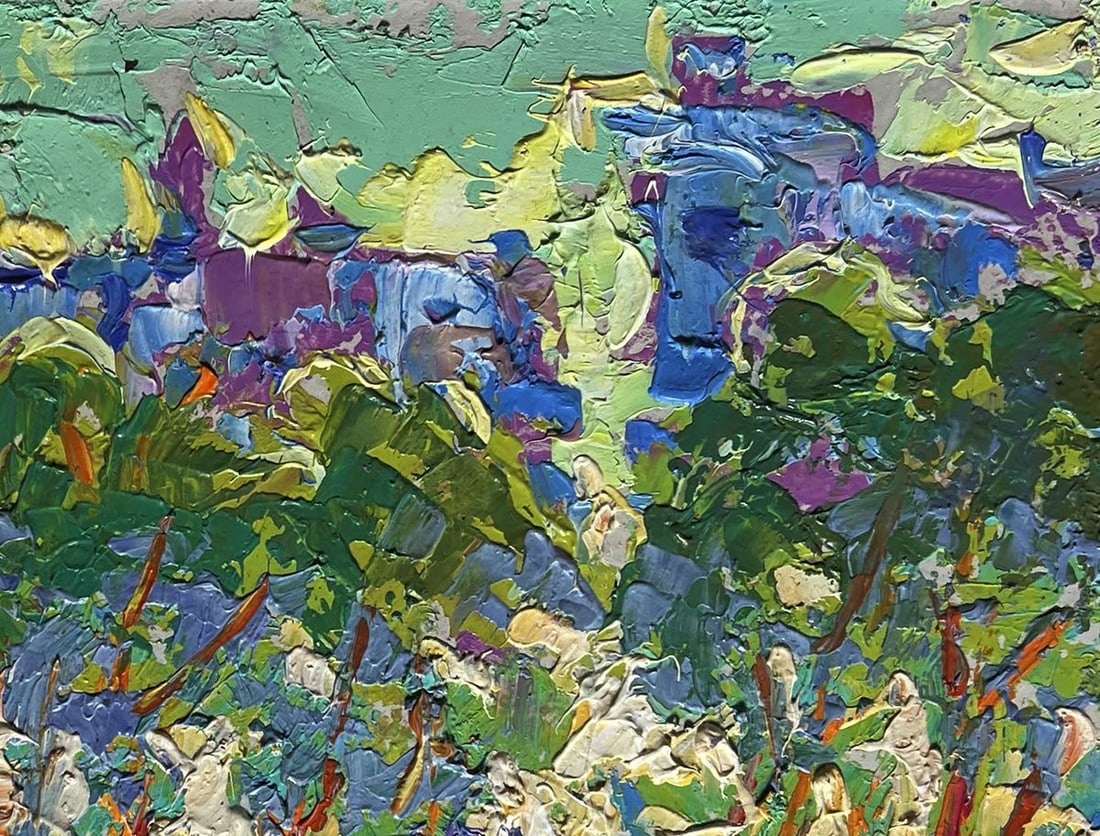 Oil painting Morning city life Alex Kalenyuk - 8