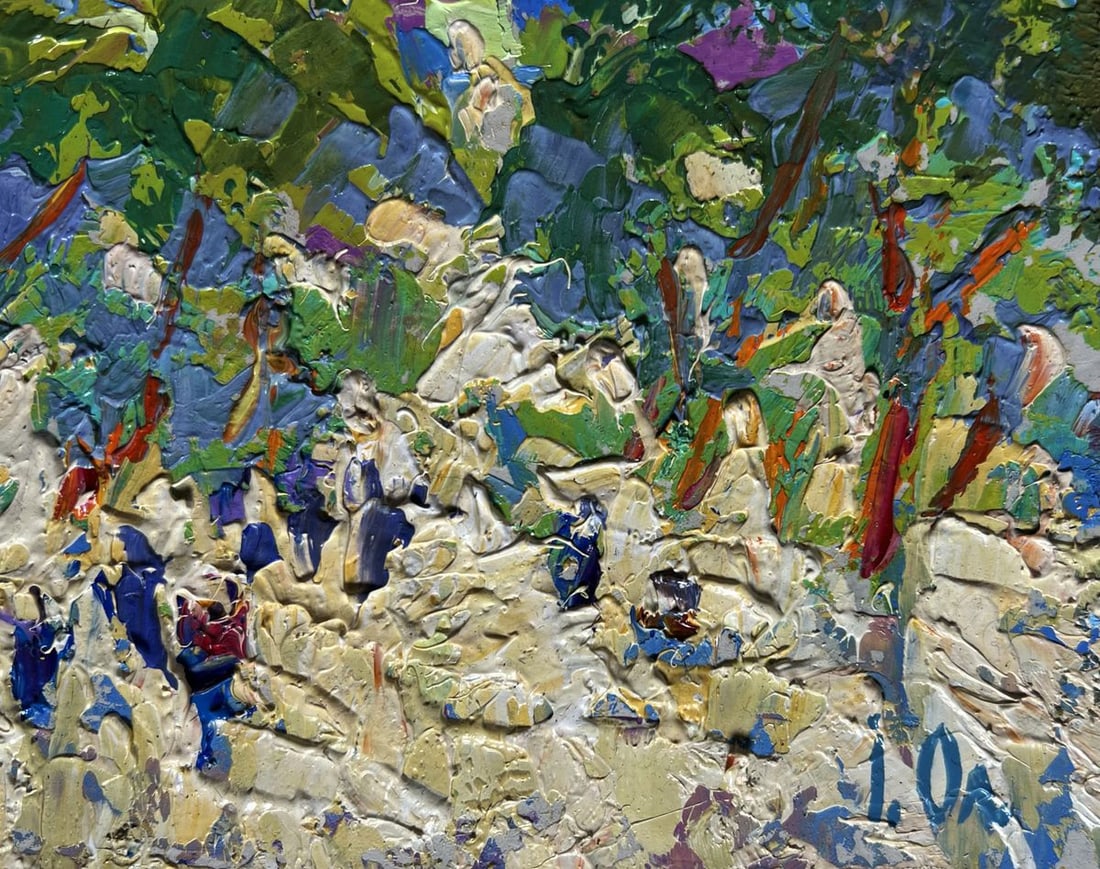 Oil painting Morning city life Alex Kalenyuk - 9