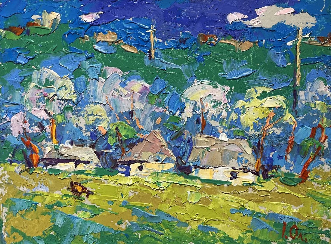 Oil painting Spring morning Alex Kalenyuk - 3