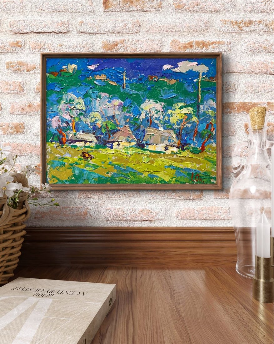 Oil painting Spring morning Alex Kalenyuk - 4