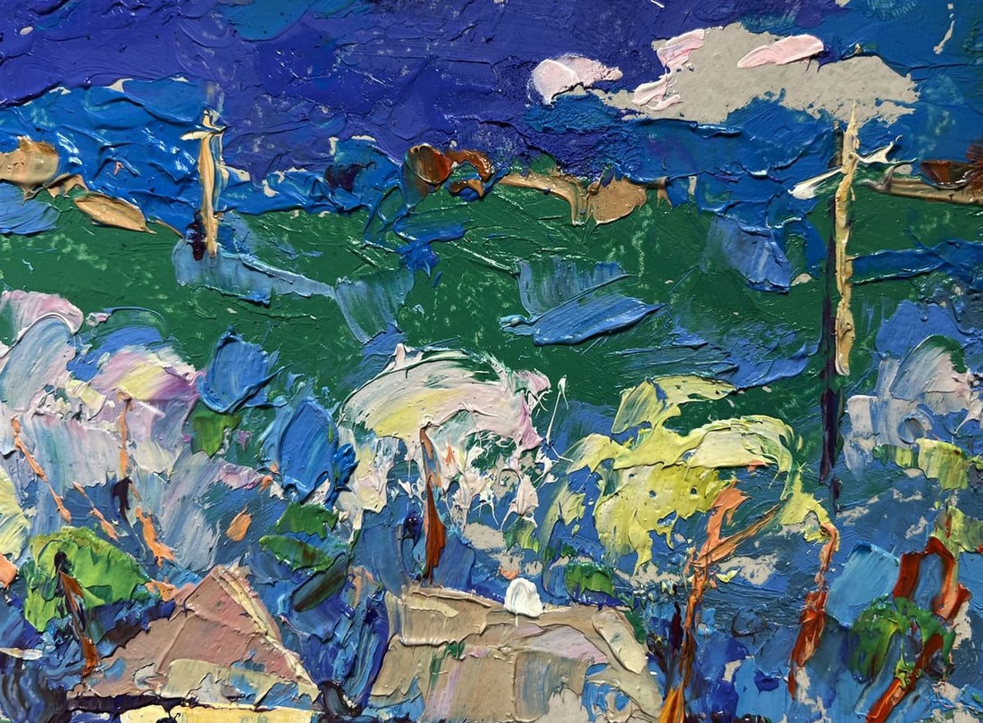 Oil painting Spring morning Alex Kalenyuk - 9