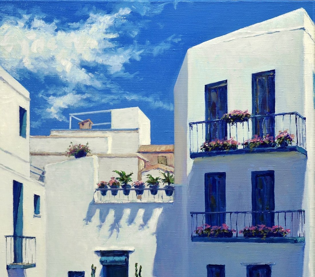 Oil painting Sunny day in Peniscula Oleg Kateryniuk - 3