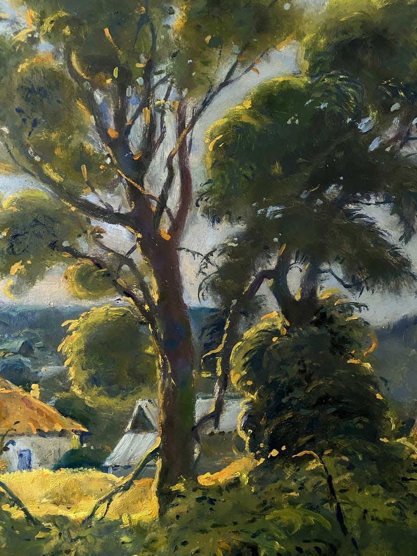 Oil painting Landscape with trees Litvinov Oleg Arkad'yevich - 2