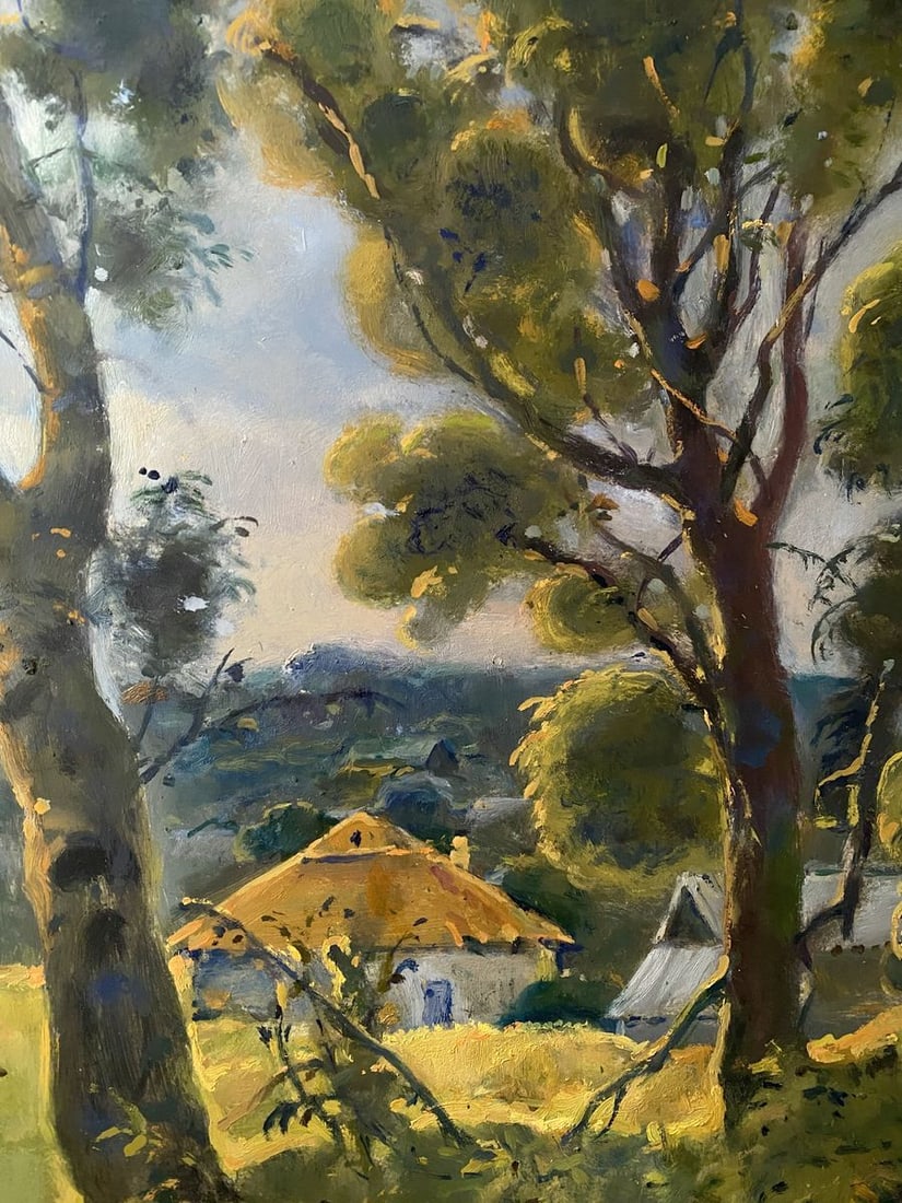 Oil painting Landscape with trees Litvinov Oleg Arkad'yevich - 3