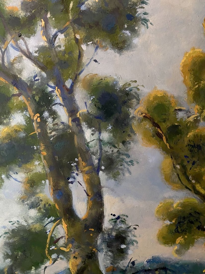 Oil painting Landscape with trees Litvinov Oleg Arkad'yevich - 5