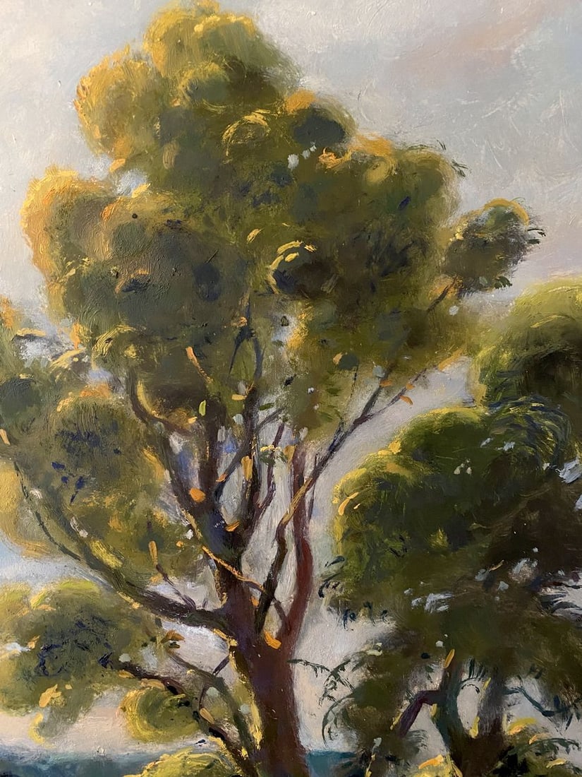 Oil painting Landscape with trees Litvinov Oleg Arkad'yevich - 6