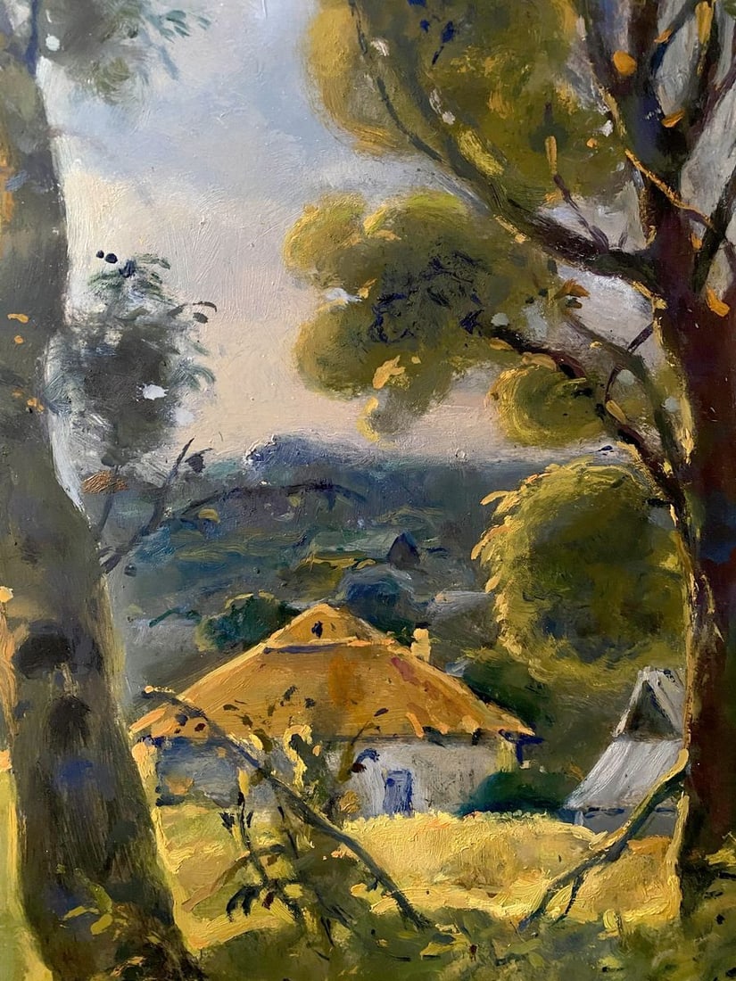 Oil painting Landscape with trees Litvinov Oleg Arkad'yevich - 7